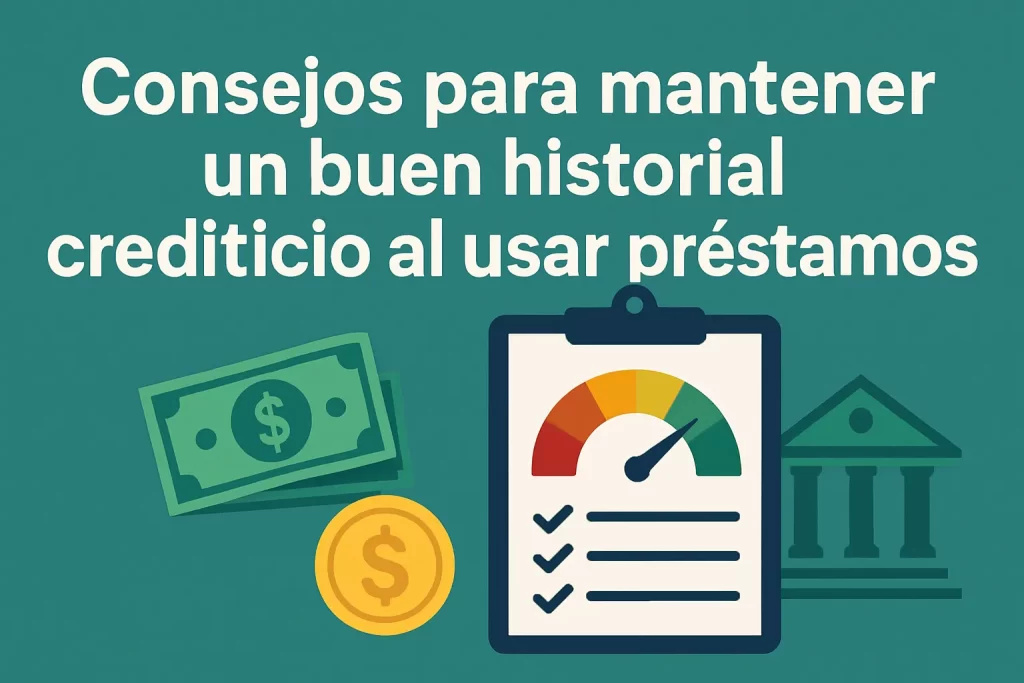 Consejos para mantener un buen historial crediticio al usar préstamos