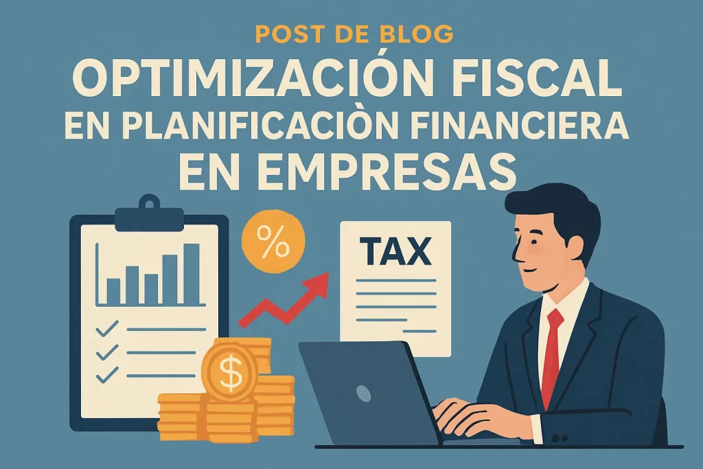 optimización fiscal en Planificación financiera en empresas