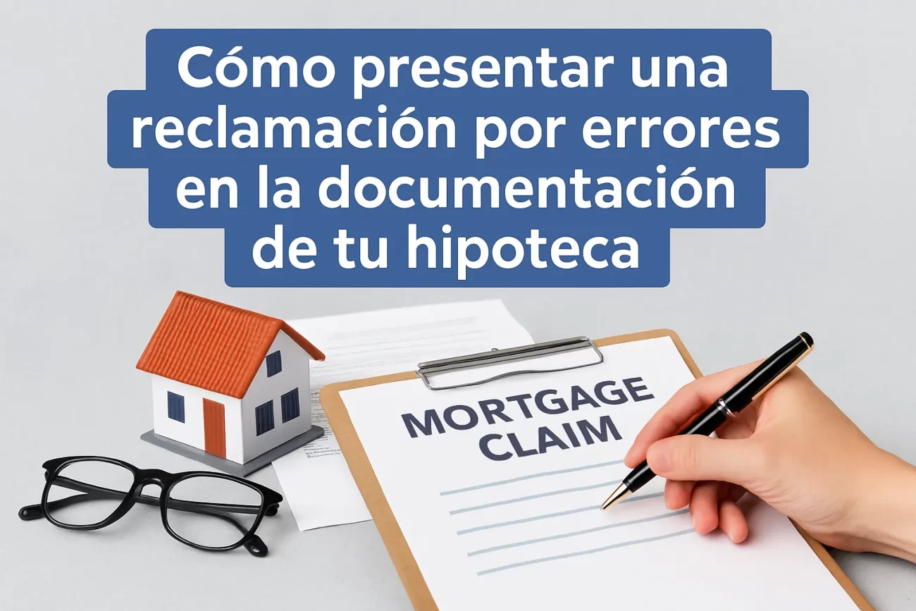 Cómo presentar una reclamación por errores en la documentación de tu hipoteca&nbsp;Hispamer Noticias