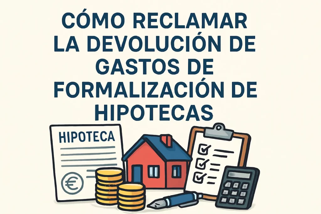 Cómo reclamar la devolución de gastos de formalización de hipotecas