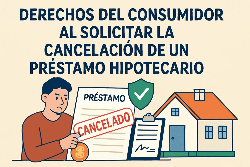 Derechos del consumidor al solicitar la cancelación de un préstamo hipotecario