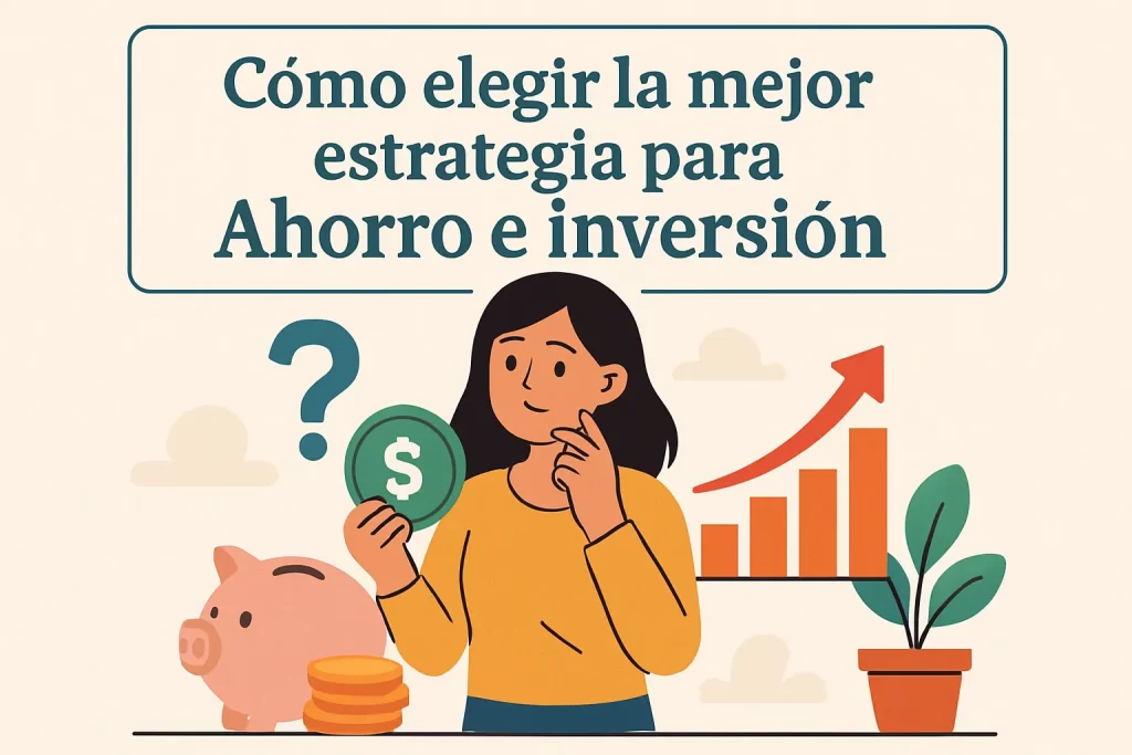 cómo elegir la mejor estrategia para Ahorro e inversión