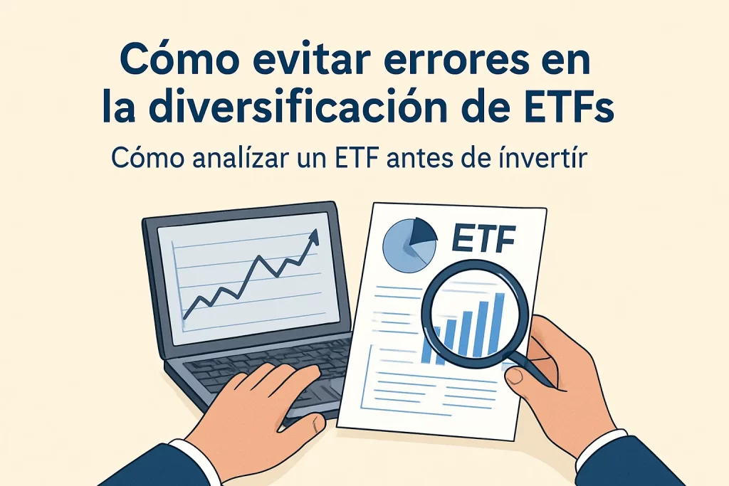 cómo evitar errores en la diversificación de ETFs Cómo analizar un ETF antes de invertir