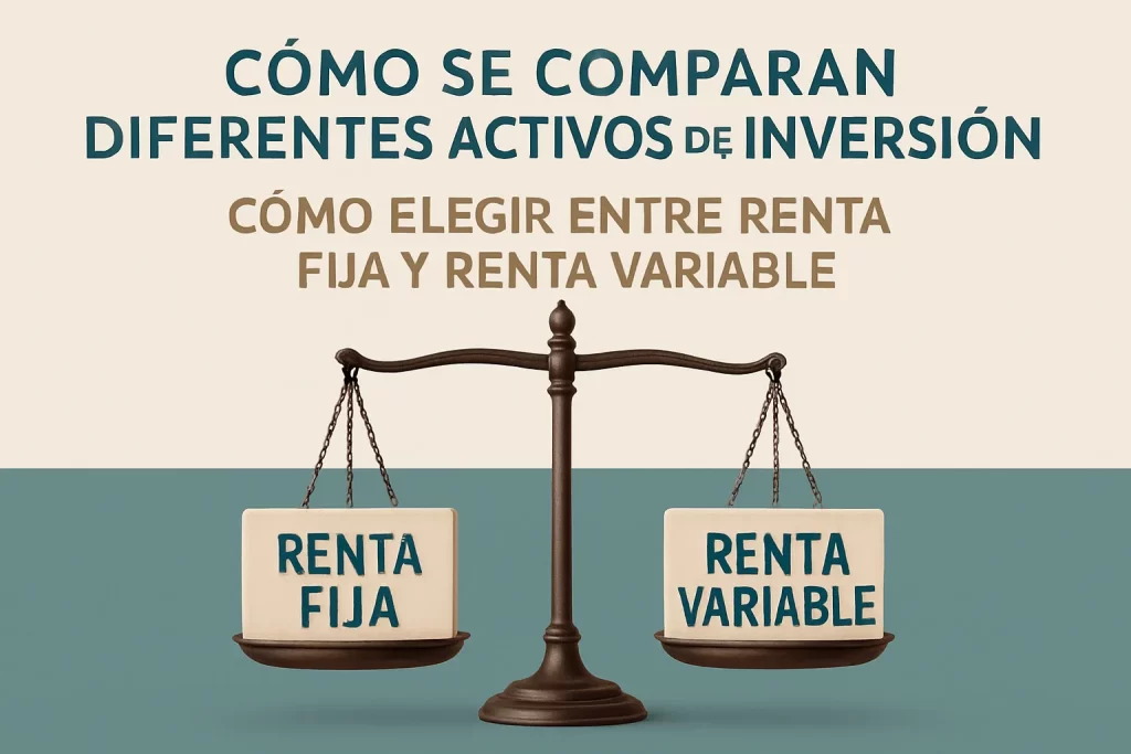 cómo se comparan diferentes activos de inversión Cómo elegir entre renta fija y renta variable