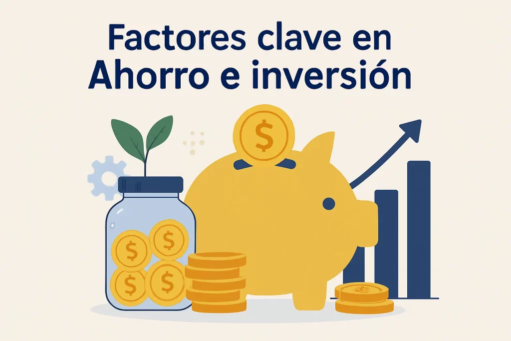factores clave en Ahorro e inversión
