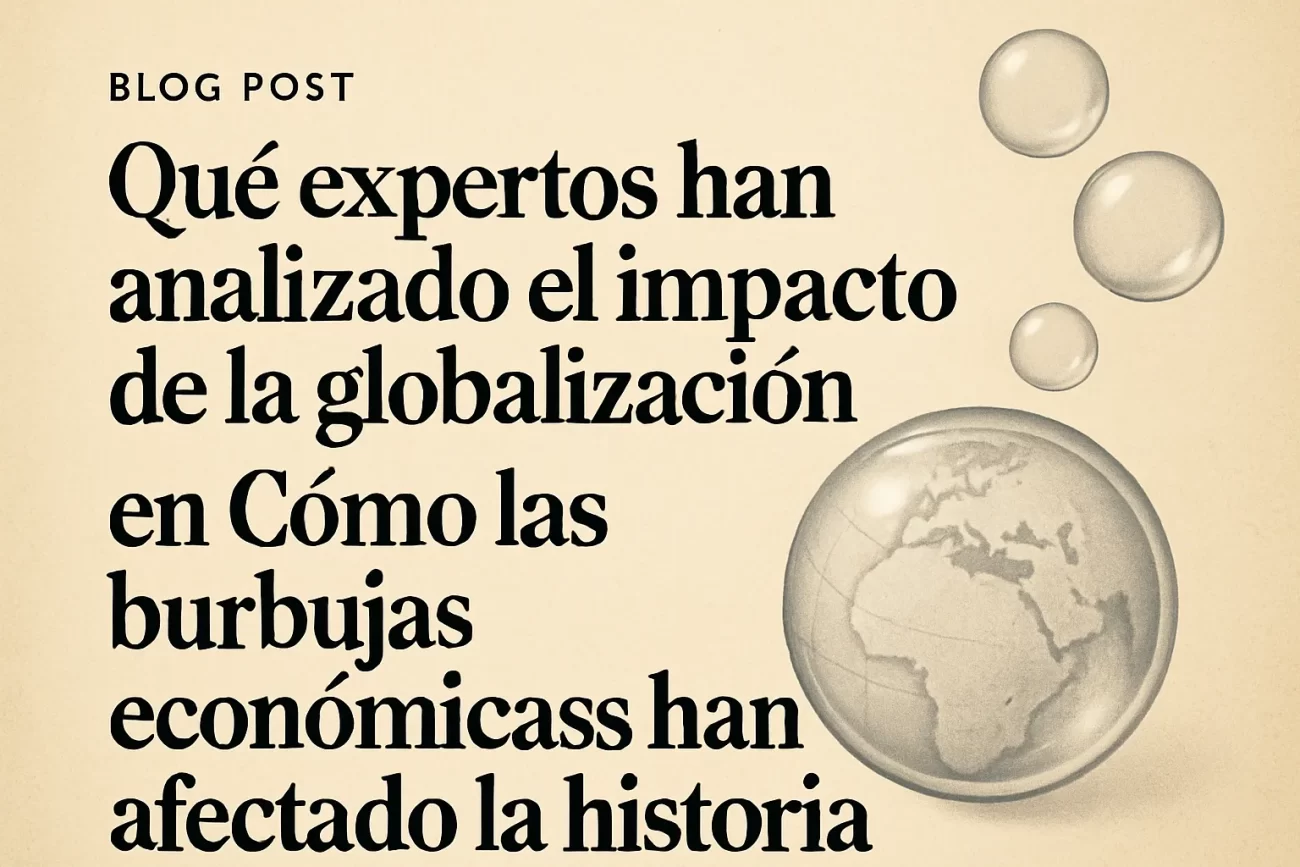 qué expertos han analizado el impacto de la globalización en Cómo las burbujas económicas han afectado la historia&nbsp;Hispamer Noticias