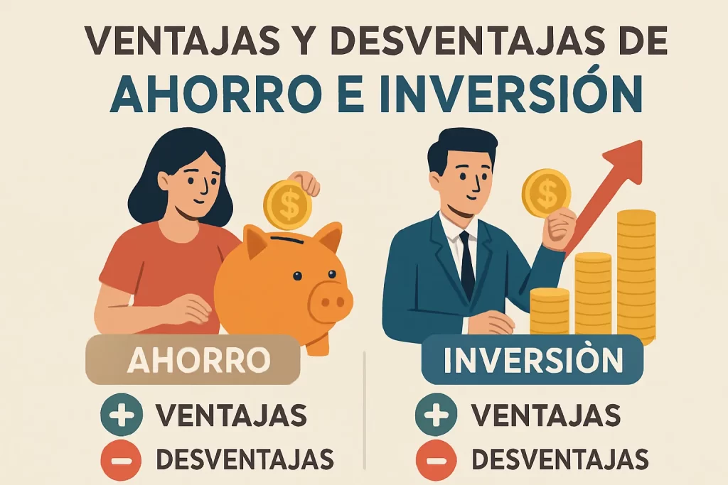 ventajas y desventajas de Ahorro e inversión