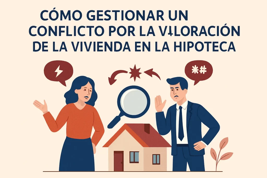 Cómo gestionar un conflicto por la valoración de la vivienda en la hipoteca