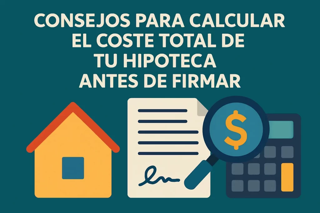 Consejos para calcular el coste total de tu hipoteca antes de firmar