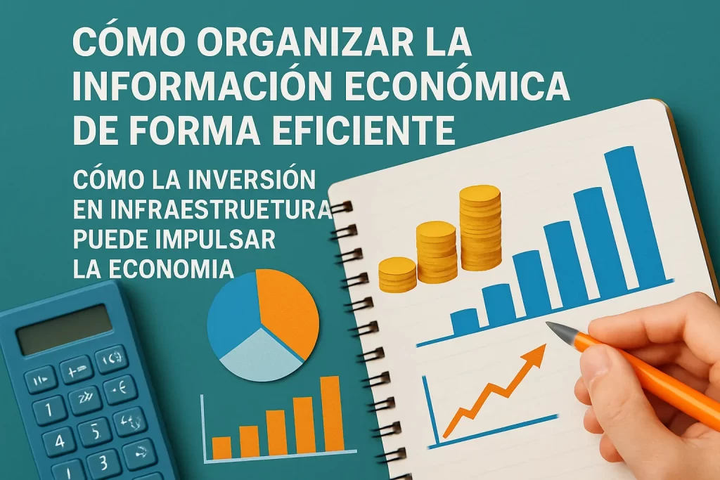 cómo organizar la información económica de forma eficiente Cómo la inversión en infraestructura puede impulsar la economía