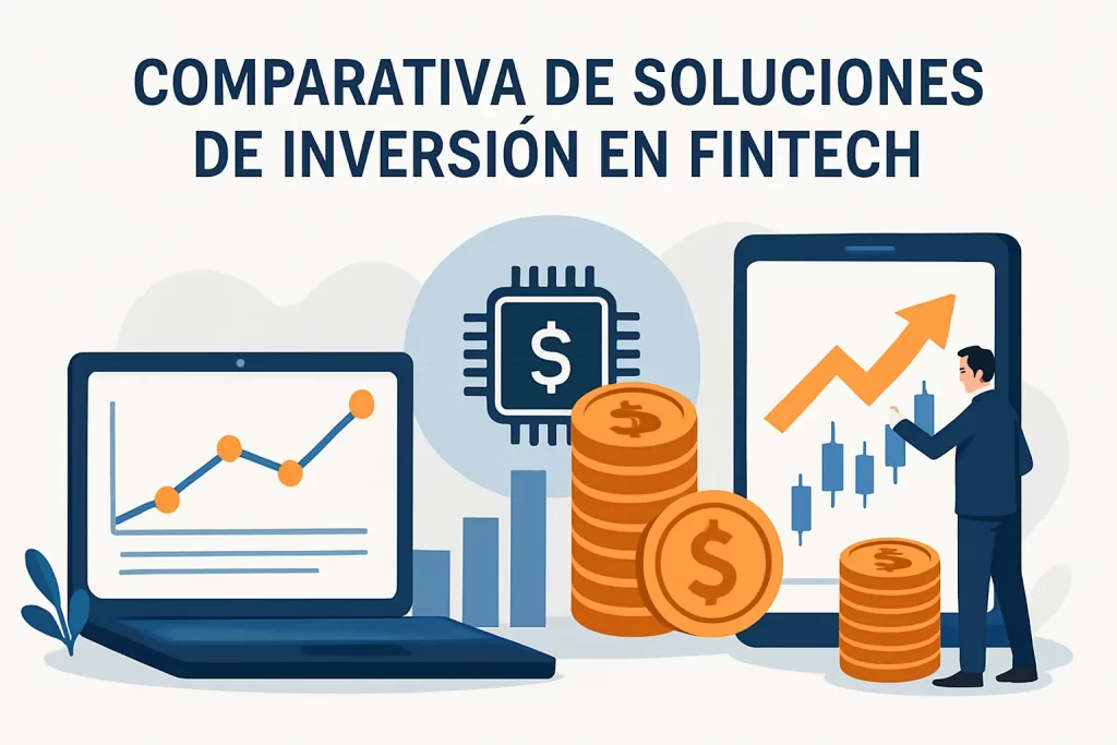 comparativa de soluciones de inversión en Inversión en fintech