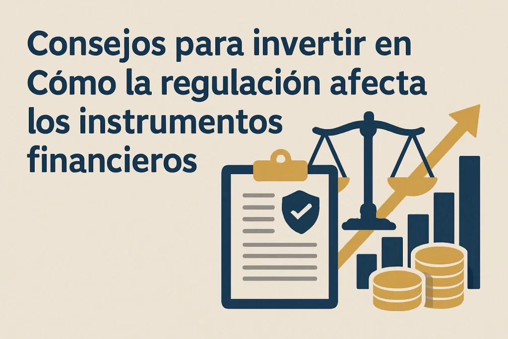consejos para invertir en Cómo la regulación afecta los instrumentos financieros