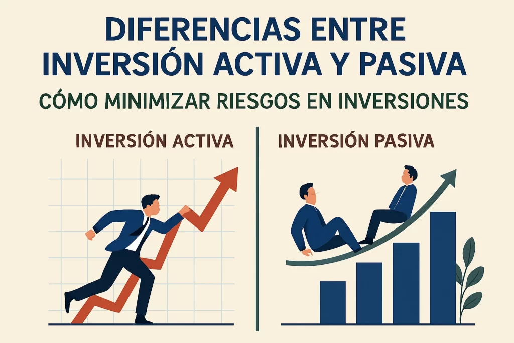 diferencias entre inversión activa y pasiva Cómo minimizar riesgos en inversiones