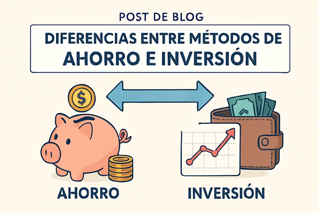 diferencias entre métodos de Ahorro e inversión