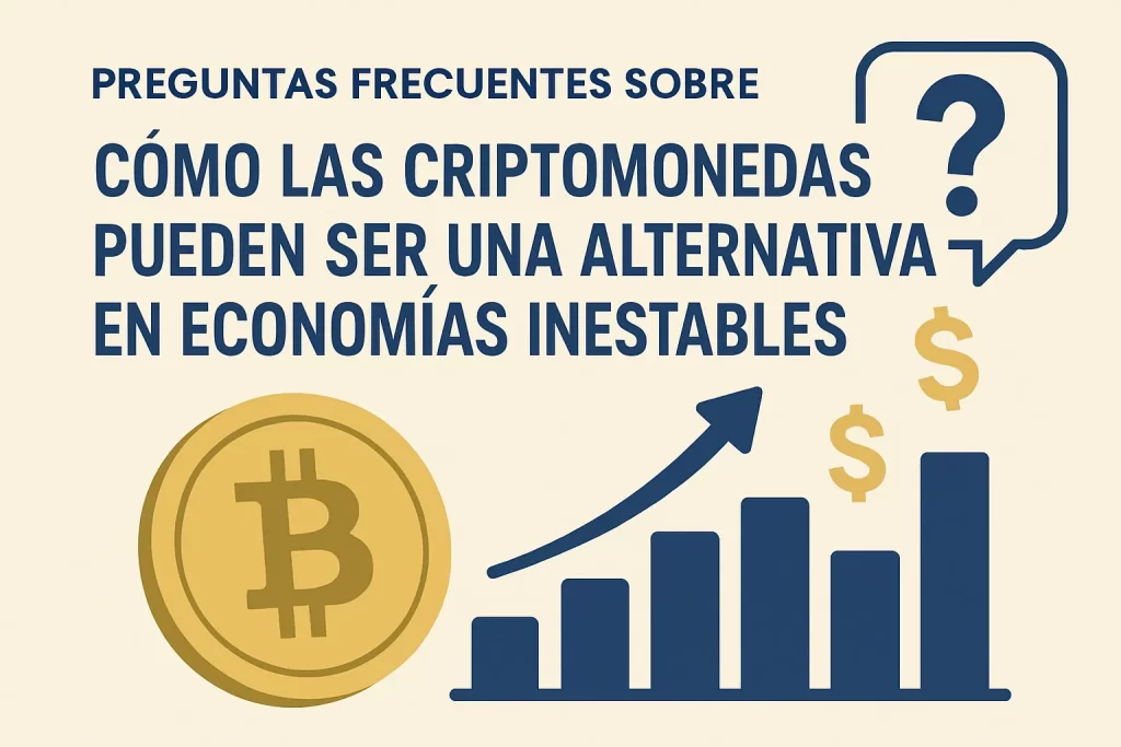preguntas frecuentes sobre Cómo las criptomonedas pueden ser una alternativa en economías inestables