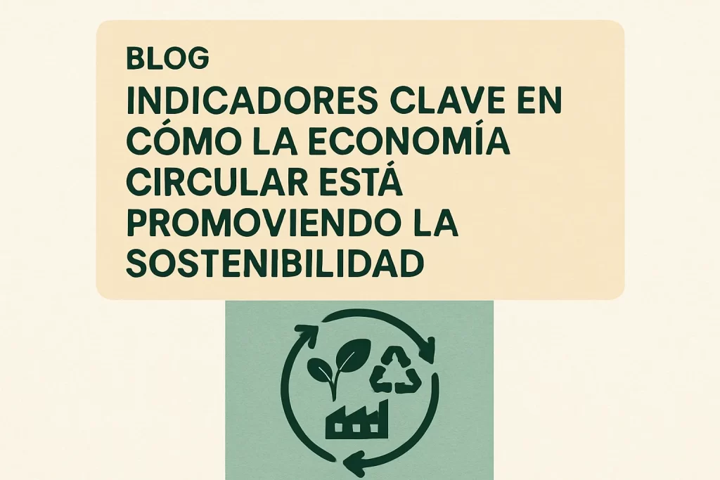 indicadores clave en Cómo la economía circular está promoviendo la sostenibilidad