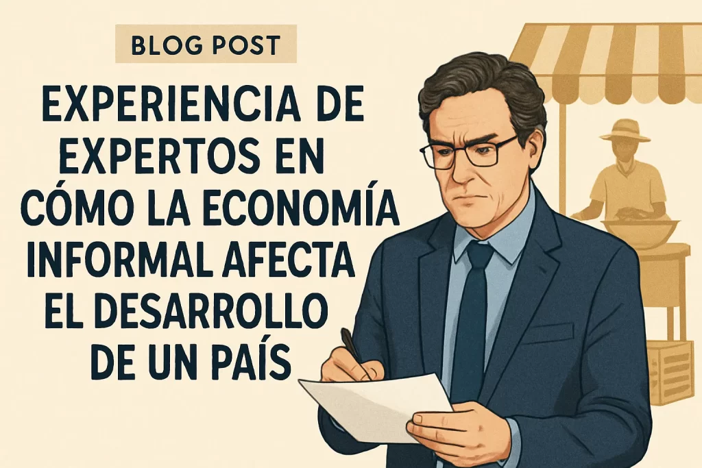 experiencia de expertos en Cómo la economía informal afecta el desarrollo de un país