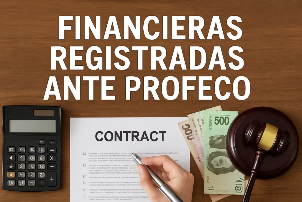 financieras registradas ante profeco