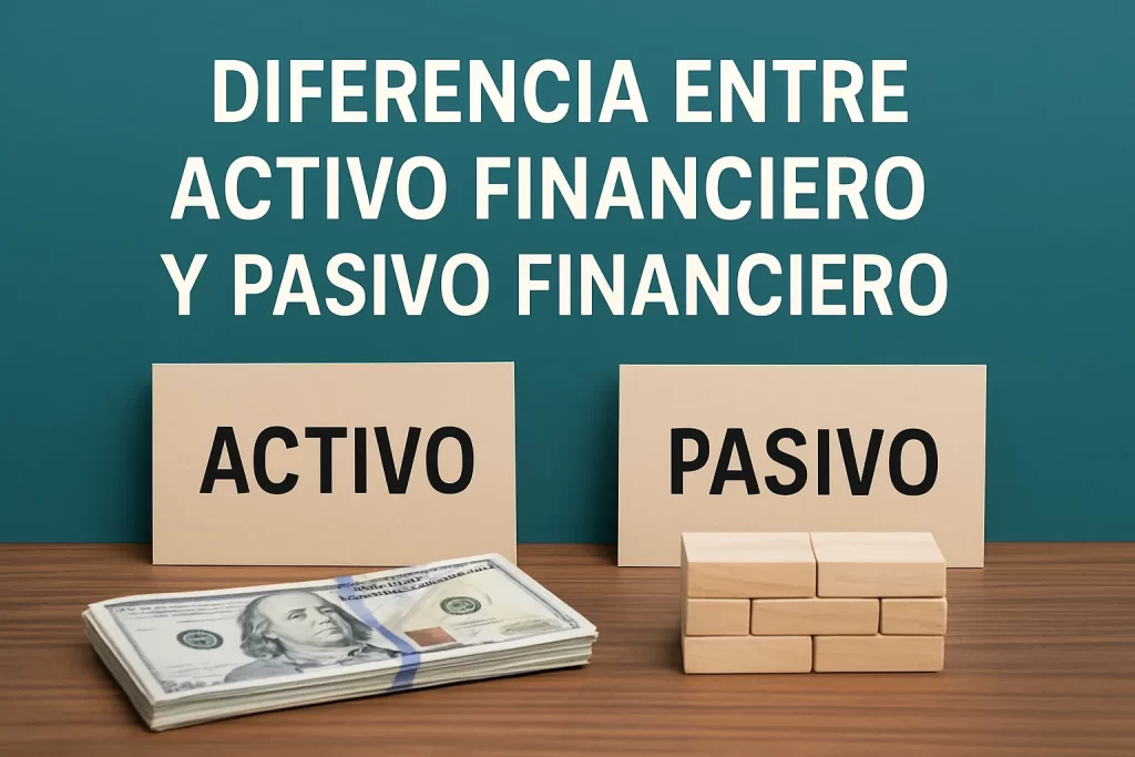 diferencia entre activo financiero y pasivo financiero