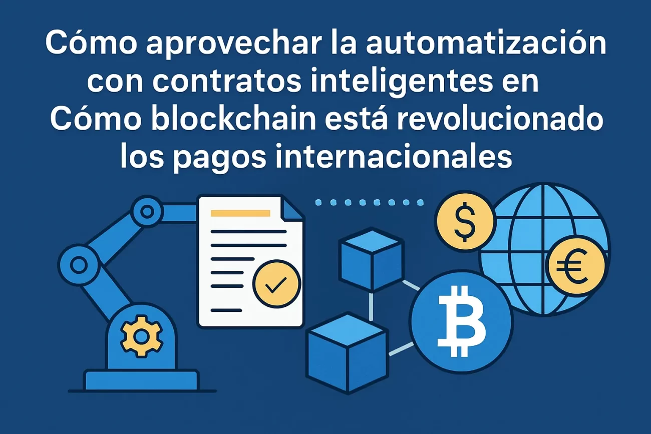 cómo aprovechar la automatización con contratos inteligentes en Cómo blockchain está revolucionando los pagos internacionales&nbsp;Hispamer Noticias