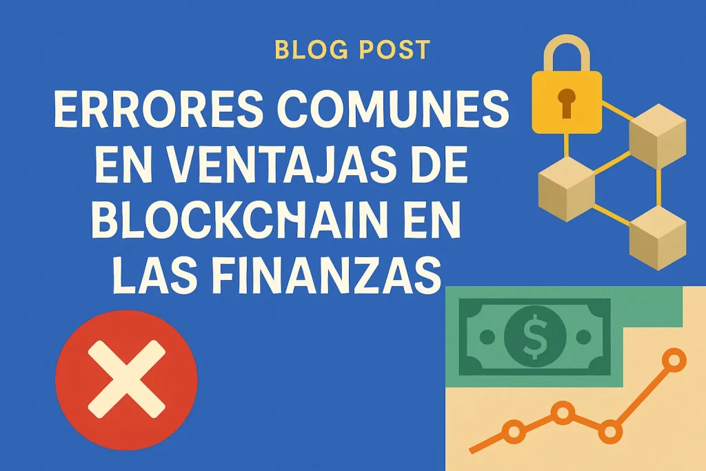 errores comunes en Ventajas de blockchain en las finanzas