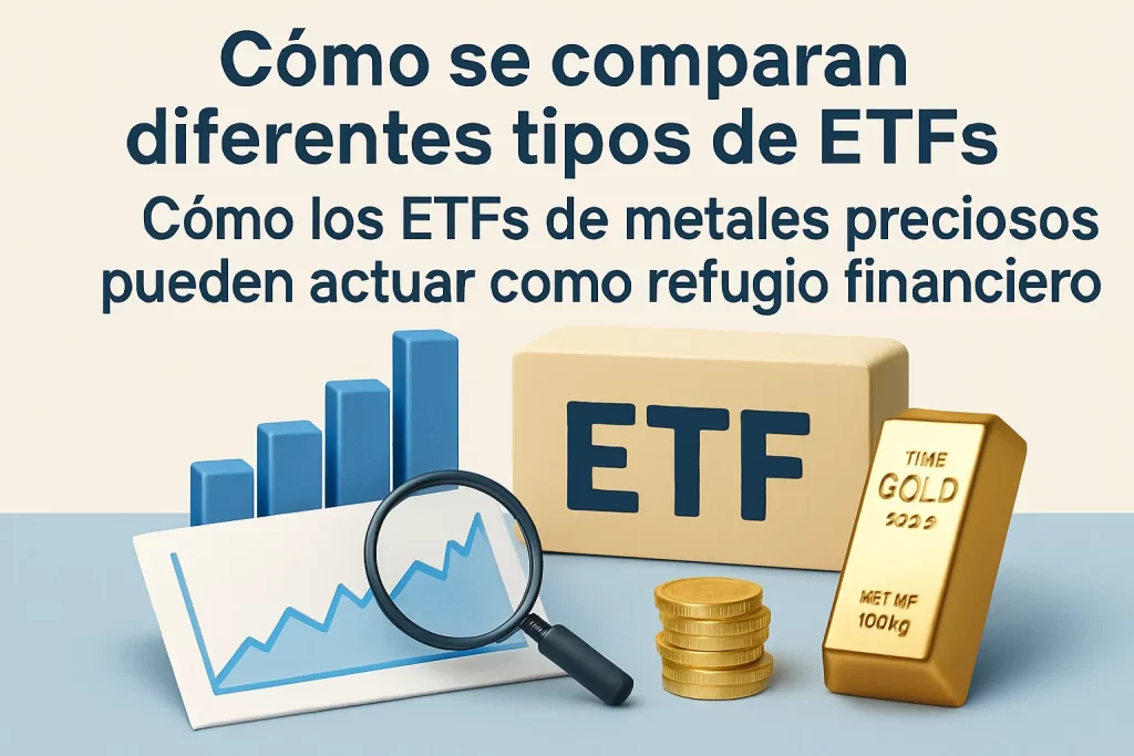 cómo se comparan diferentes tipos de ETFs Cómo los ETFs de metales preciosos pueden actuar como refugio financiero