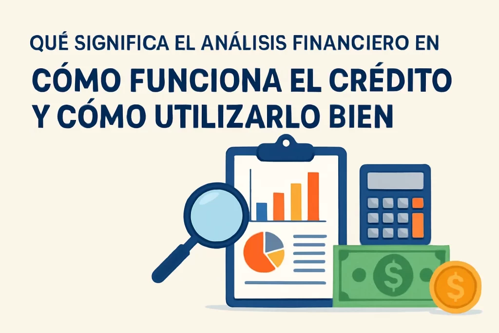 qué significa el análisis financiero en Cómo funciona el crédito y cómo utilizarlo bien&nbsp;Hispamer Noticias