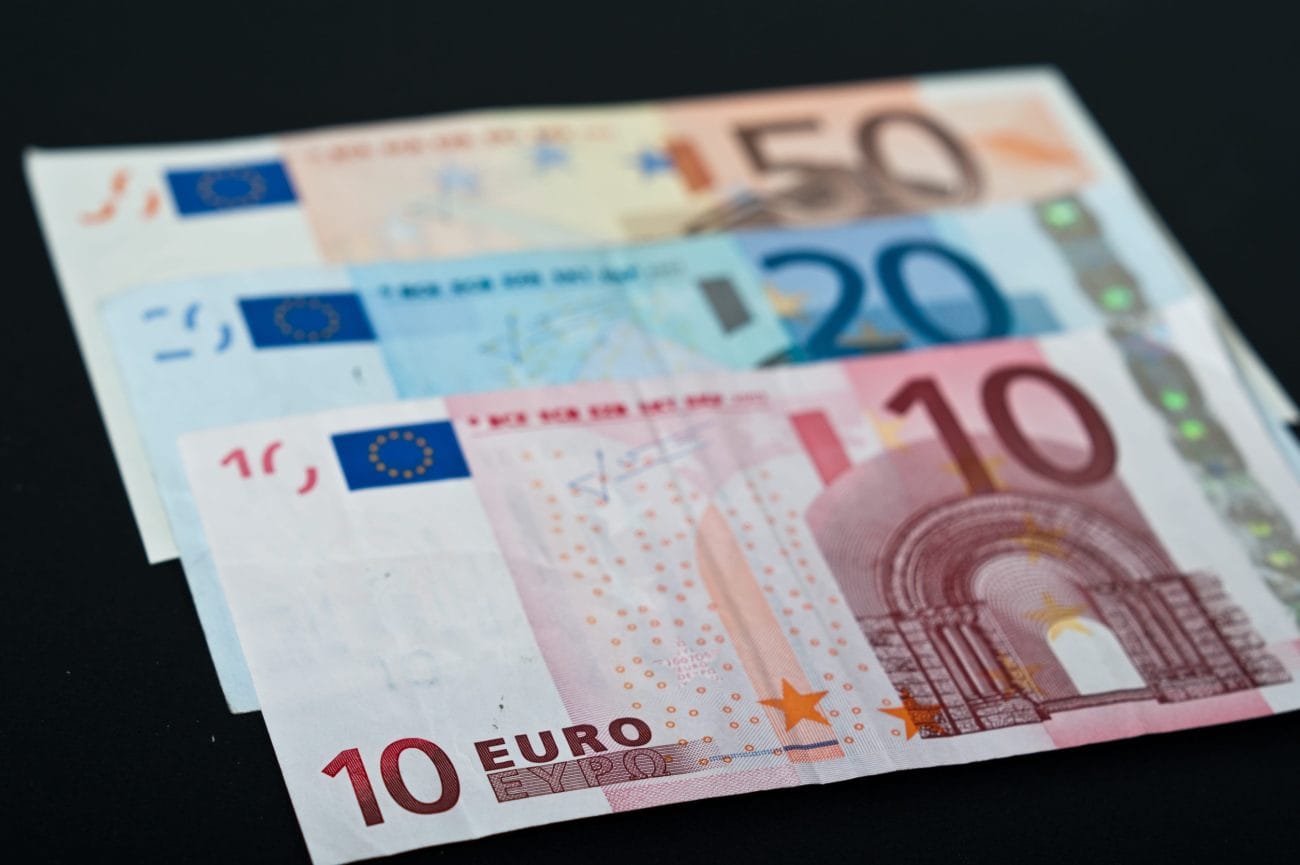 - Hispamer Noticias Fanned евро banknotes: 10, 20, and 50 euro bills on a dark surface. Hispamer Noticias