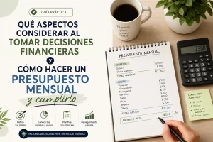que-aspectos-considerar-al-tomar-decisiones-financieras-Como-hacer-un-presupuesto-mensual-y-cumplirlo - Hispamer Noticias qué aspectos considerar al tomar decisiones financieras Cómo hacer un presupuesto mensual y cumplirlo Hispamer Noticias