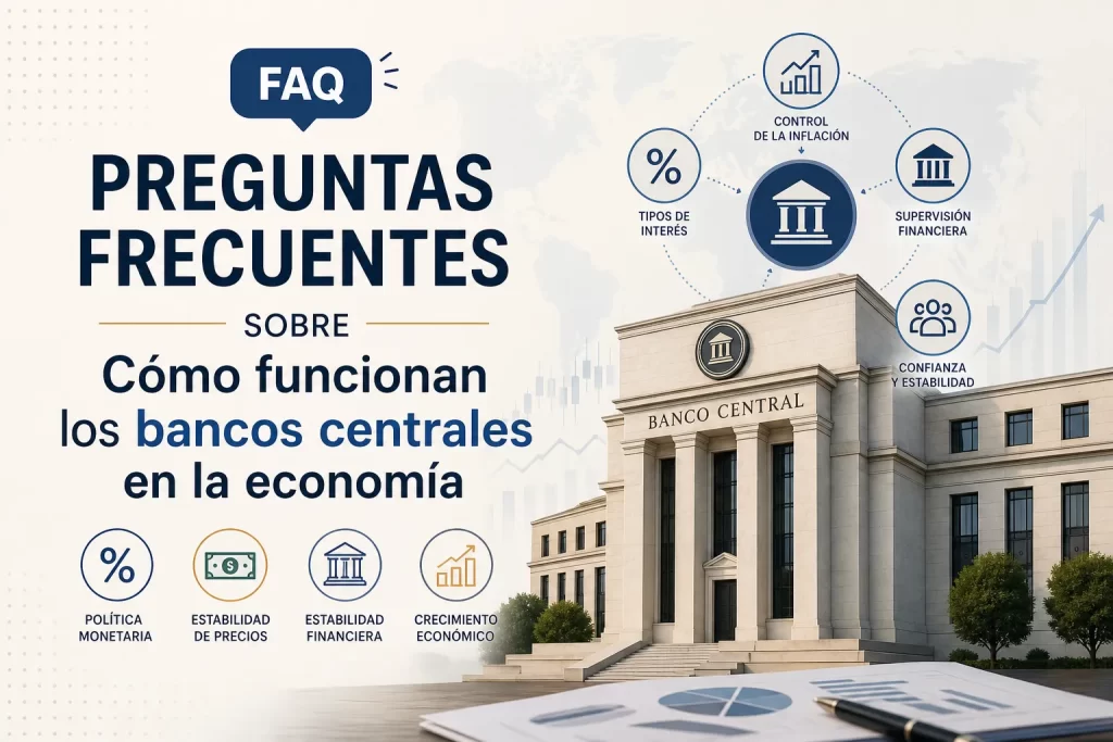 preguntas frecuentes sobre Cómo funcionan los bancos centrales en la economía&nbsp;Hispamer Noticias