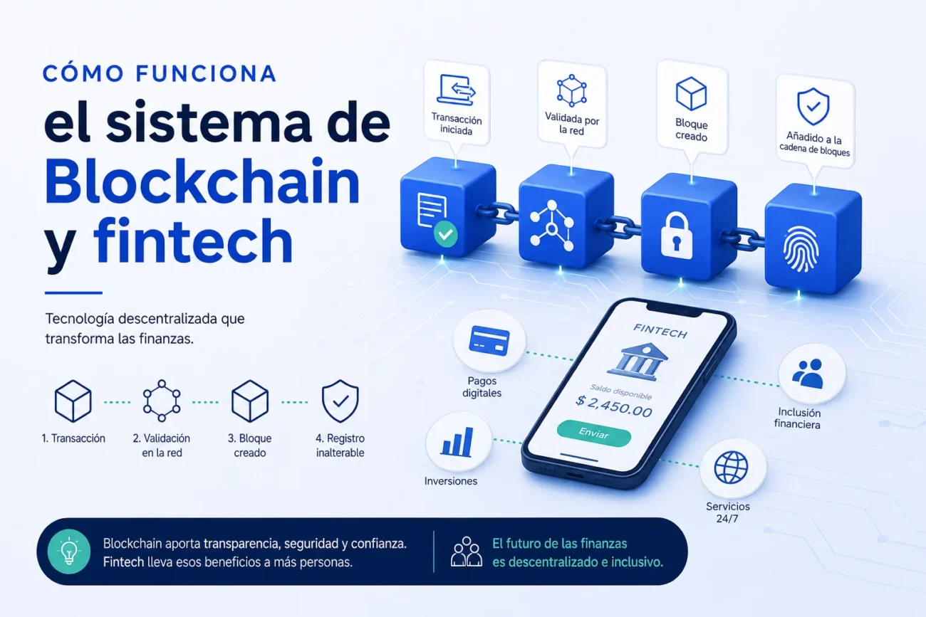 cómo funciona el sistema de Blockchain y fintech&nbsp;Hispamer Noticias