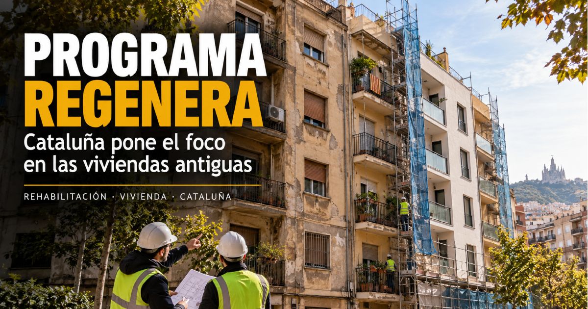 Programa Regenera y rehabilitación de viviendas en Cataluña - Hispamer Noticias Rehabilitación de viviendas antiguas en Cataluña ante el nuevo Programa Regenera Hispamer Noticias